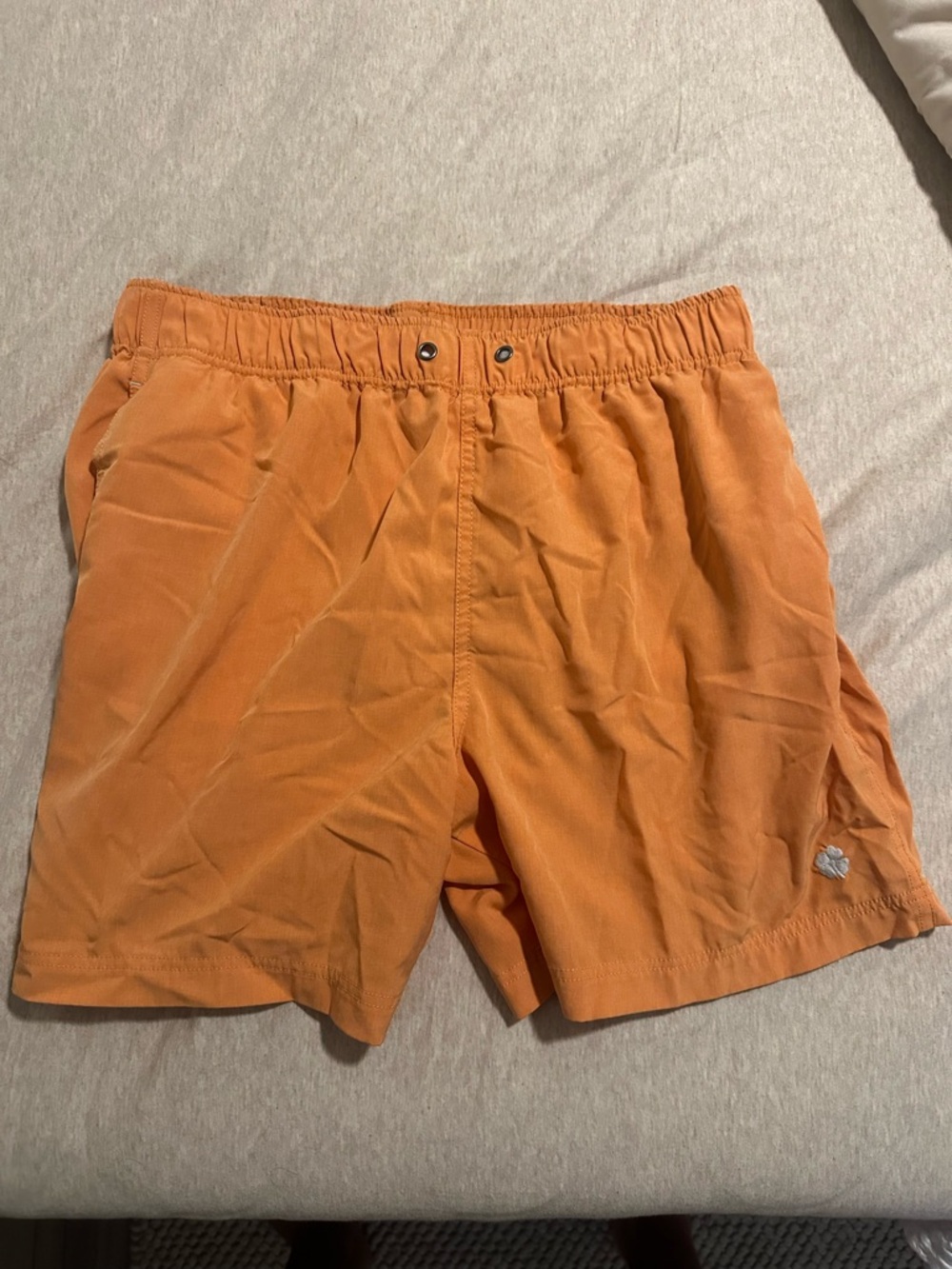 Lucky Brand Orange Elastic Waist Shorts